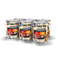 Sechs Dosen Nutri QM Twice Nice Hundefutter, Rind mit Süßkartoffel & Apfel und Hähnchenfilet, hergestellt in Deutschland.