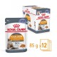 Royal Canin Hair & Skin Katzenfutter, 85g Beutel, unterstützt gesunde Haut und glänzendes Fell, mit nachgewiesenen Ergebnissen von über 90% der Besitzer. 12er-Pack.