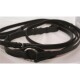 Hans Melzer Dreieckszügel schwarz/silber WB (Warmblut)