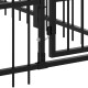 Outdoor Hundezwinger Stahl 5,82 m, 3,88 m, 1 m