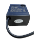 Schwarze Wasserpumpe mit der Bezeichnung "PET MATE Modell: 33501," mit Spezifikationen wie AC 12V, 2.5W, IPX8 und einem "PASSED Q.C." Aufkleber.