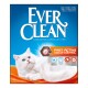 Emballage de litière pour chats Ever Clean Super Premium avec un chat blanc, mettant en avant "Contrôle des odeurs à action rapide" et "Formule à faible poussière de 10L."