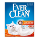 Emballage de litière pour chats Ever Clean Super Premium avec un chat blanc, mettant en avant "Contrôle des odeurs à action rapide" et "Formule à faible poussière de 10L."