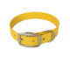 bio-leine 21-30cm HU Biothane Halsband gelb 24 cm, 33 cm