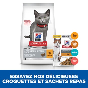 Hill s Science Plan Sterilised Kitten poulet 10 kg MAXI ZOO
