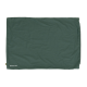 Grüne Haustierdecke von Doctor Bark, mit einem schlichten Design und einem Logo in der unteren linken Ecke.
