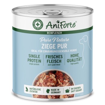 Nassfutter Ziege Pur (6 x 400g) 4,8 kg