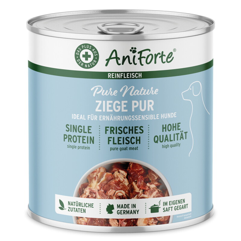 AniForte Nassfutter Ziege Pur 4,8 kg
