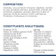Emballage de nourriture pour animaux de compagnie affichant la composition et les constituants analytiques, y compris les protéines, les graisses, les vitamines et les minéraux en français.