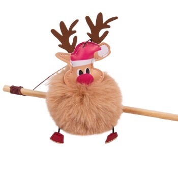 Spielangel Rudolph beige