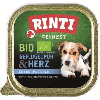 Feinest Bio Geflügel pur & Herz 22x150 g