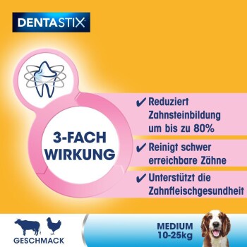Zahnpflege Dentastix Multipack 56 Stück für mittelgroße Hunde 56 Stück