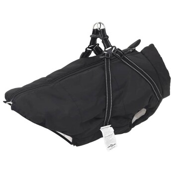 Hundemantel schwarz XXXXL