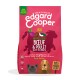 Sac de nourriture pour chiens présentant la marque Edgard Cooper, étiqueté 'BIO Merveilleux Bœuf & Poulet,' avec des illustrations de légumes et d'animaux.