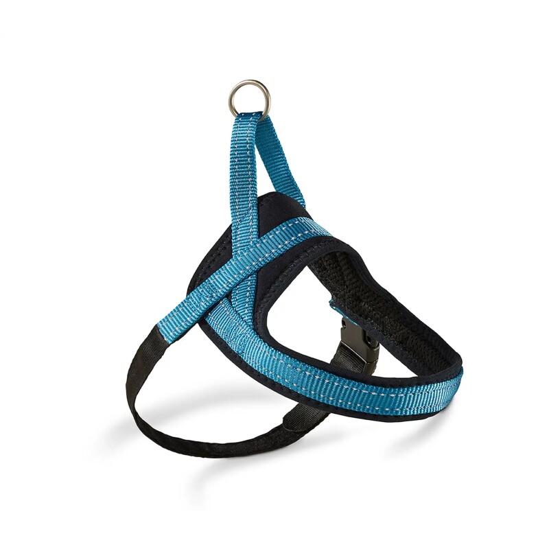 Wolters Soft & Safe Geschirr Hundegeschirr Aqua/ Schwarz L