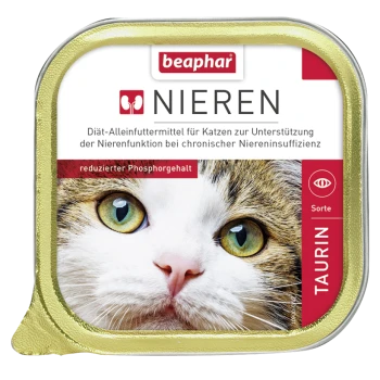 Beaphar Hundefutterverpackung mit einem goldenen und roten Design, mit dem Markennamen deutlich oben angezeigt.