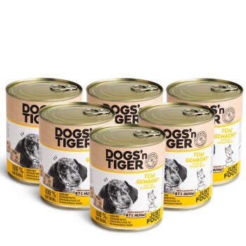 Dogs’n Tiger Fein gemacht! 6×800 g