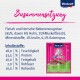 Emballage Vitakraft CatStick sain présentant trois bâtonnets de viande pour chats, avec des informations nutritionnelles et des ingrédients listés en allemand.