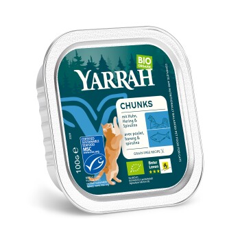 Adult Bio Bröckchen in Soße 16x100 g Huhn und Fisch