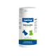 Weiße Canina-Seealgen-Tabletten-Flasche mit der Aufschrift „SEEALGEN TABLETTEN“ und „FÜR HUNDE & KATZEN“ sowie blauen Hunde- und grünen Katzen-Symbolen