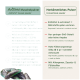AniForte Muschelpulververgleich: hohe Nährstoffe (8%), Glycosaminoglykane (3,3%), niedrig 0,5g Futter, keine Zusatzstoffe im Vergleich zu herkömmlichem Pulver.