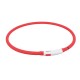 Flash Leuchtring USB, XS-XL 70 cm/ø 10 mm rot