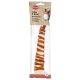 Przysmak do żucia dla psa Trixie Natural & Dried Buffalo Tail z zdjęciem psa na opakowaniu.