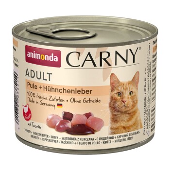 CARNY Adult Pute & Hühnchenleber 6x200 g