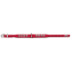Roter Leder-Hundehalsband mit silbernen Nieten und einer Metallschnalle, mit einem eleganten Design und verstellbarem Sitz.