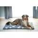Petlife Sherpa Fleece Crate Mat Grey with White Stars XL