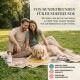 Nahaufnahme der Schnauze eines Hundes mit Text, der das Produkt "Schleck mich Matten!" lobt, mit Kundenbewertungen und Sternebewertungen.