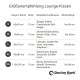 Lounge-Kissen grün S