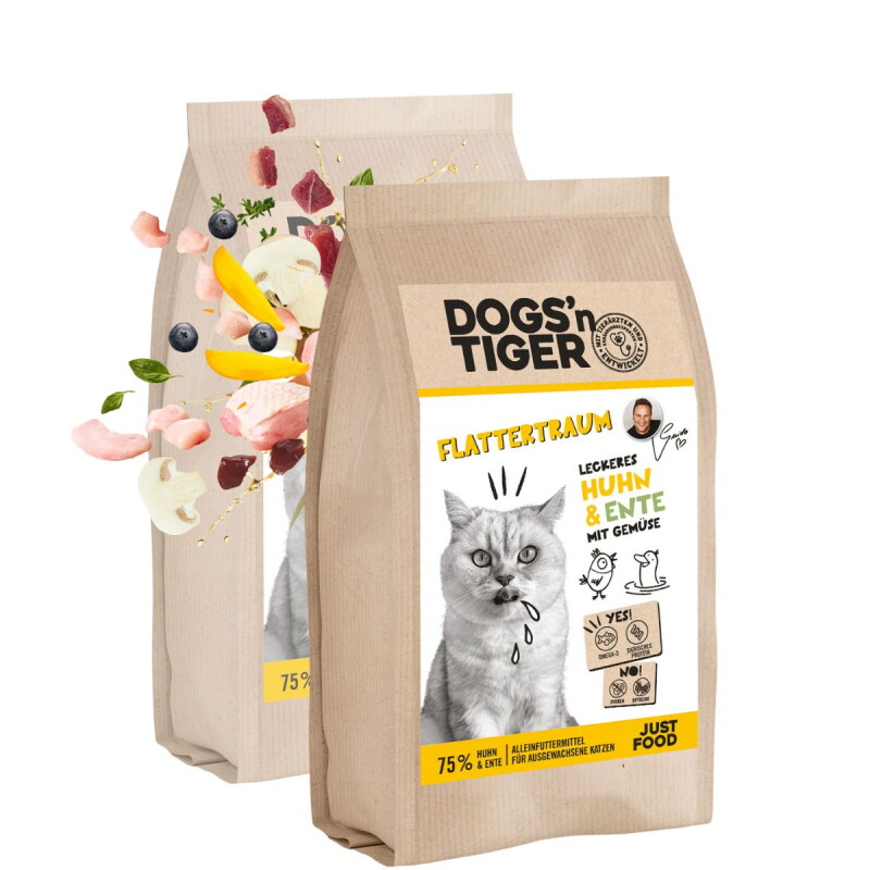 Dogs'n Tiger FlattertraumHuhn & Ente 2x10 kg