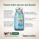 SmoothieDog Pool Pawty-Flasche — Hundesnack mit Kaninchen, Obst & Gemüse; Schlagzeile „Vieeel mehr als nur ein Snack!“ und „+30.000 zufriedene Kund:innen“.