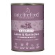 Karma dla kota Catz Finefood Classic Adult w puszce, jagnięcina i królik z żurawiną i marchewką, bez zbóż, bez dodatku cukrów.