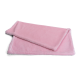 Zwei weiche rosa Haustierdecken, die übereinander gestapelt sind und ihre plüschige Textur und gemütliche Erscheinung zeigen.