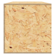 Holzhaustiergehege mit einem Netzbelüftungsfeld, das eine natürliche Holzoberfläche und eine robuste Konstruktion zeigt.