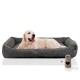 Hundesofa XXL mit Gratis-Beigabe, weicher Cord