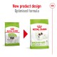 New product design for Royal Canin X-Small Adult dog food, featuring an optimized formula and updated packaging.