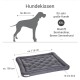 Hundebett für sehr große Hunde, Maße ca. 115 cm x 100 cm x 10 cm, geeignet für Rassen wie Mastiffs und Bernhardiner.
