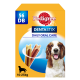 Pedigree DentaStix dagelijkse mondverzorging hondensnoepjes, 56 stuks, geschikt voor honden van 10-25 kg, met twee dentale sticks op de verpakking.