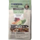 Tüte mit Premiere Raw Kitchen Basic Gemüse-Mix, die Karotten, Zucchini und Rüben enthält, mit Anweisungen zum Mischen und einem Gewichtsetikett von 500 g.