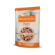 Pochette de nourriture pour chat Nature's Variety Original avec du poulet et de la saveur d'oie, 70g, étiquetée sans céréales et fabriquée avec des ingrédients naturels.