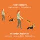 Tau Doppelleine für 2 Hunde - dehnbar und verhedderungsfrei orange L