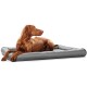 Hundematte Vermont grau S