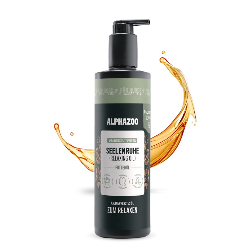 ALPHAZOO Seelenruhe Futteröl für Hunde 500 ml