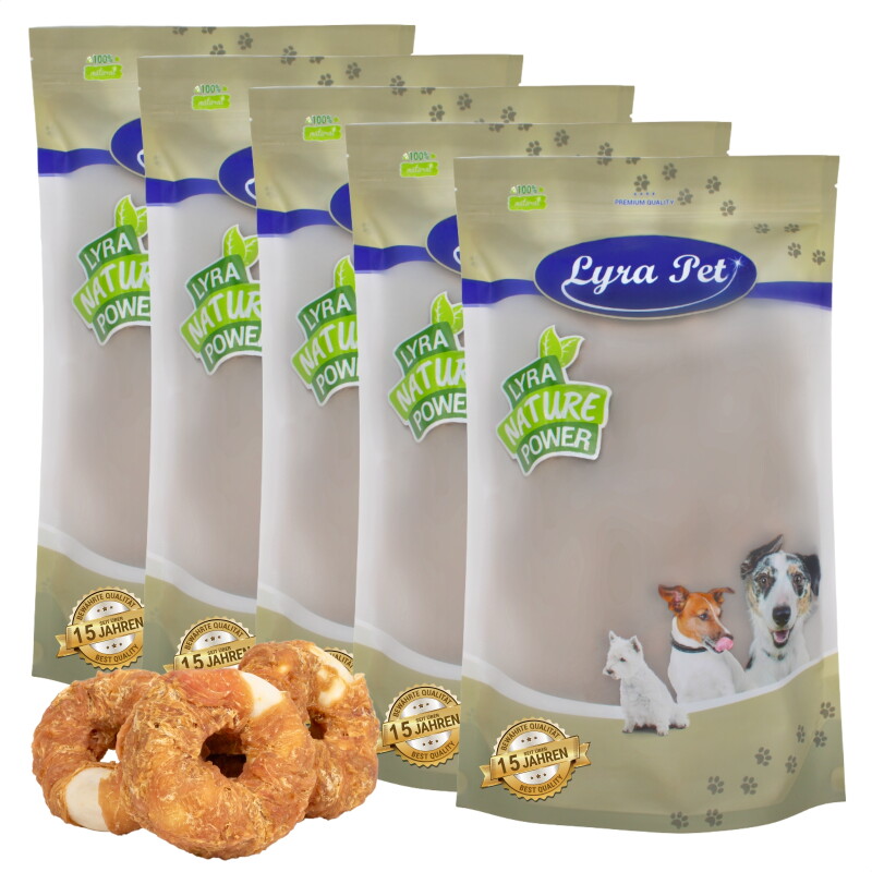 Lyra Pet Kauringe m. Hühnerbruststreifen 5 kg