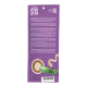 Back of purple Schesir Stix pet treat package with text, barcode, QR code, and image of treat and bowl with food.