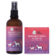 Yuki cares Harmony Spray und Fellbutter, mit einem pfotenförmigen Balsam, der eine harmonische Atmosphäre für Haustiere fördert.