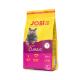 JosiCat Sterilised Classic Katzenfutterbeutel für erwachsene Katzen, 1,9 kg, gelbe und lila Verpackung mit grauem Katzenbild und deutschem Qualitätssiegel.